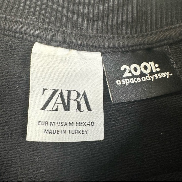 ZARA  Men’s Medium Long Sleeve Sweatshirt 2001 A SPACE ODYSSEY/ HUMAN ERROR - Picture 11 of 12